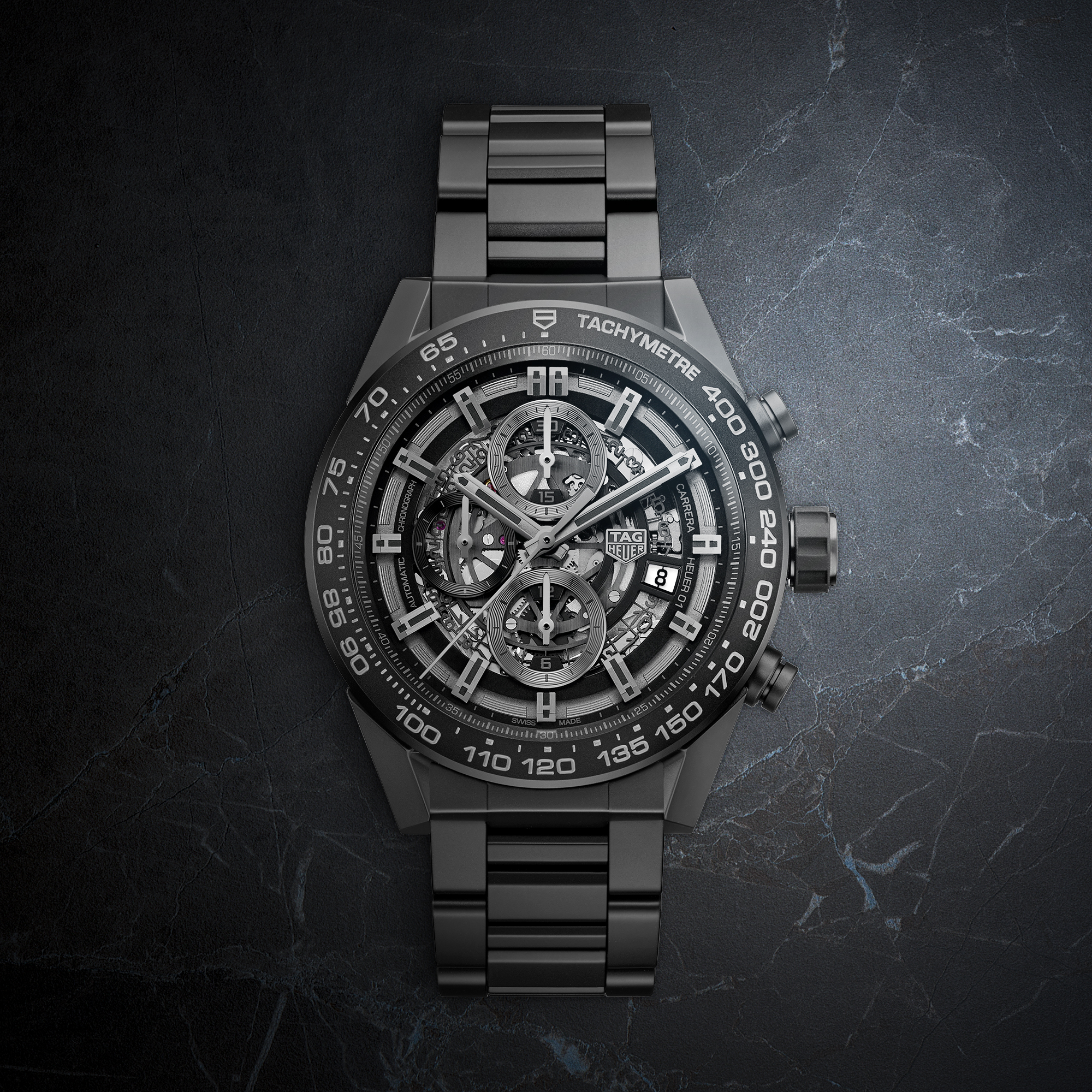 TAG Heuer CARRERA HEUER-01 - Full Black 