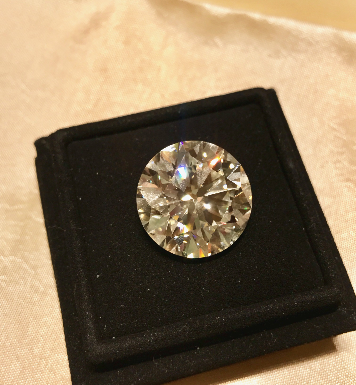 Ideal cut 20 carat GIA Certified diamond