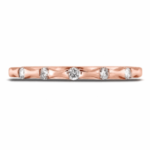 Canadian Diamond 5-Stone Ring in Rose Gold