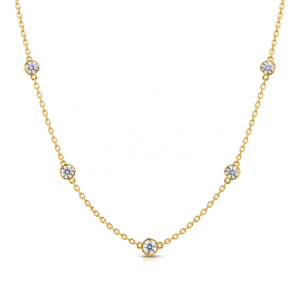 0.51 Carat TW Canadian Diamond By-The-Yard Necklace In Yellow Gold
