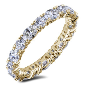 De Beers Forevermark Diamond Oval and Round Eternity Ring in 18K Yellow Gold | 1.35 Carat TW De Beers Forevermark Diamond Oval and Round Eternity Ring in 18K Yellow Gold | 1.35 Carat TW De Beers Forevermark Diamond Oval and Round Eternity Ring in 18K Yellow Gold | 1.35 Carat TW