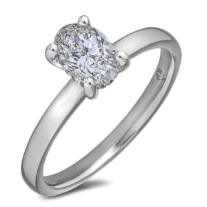 De Beers Forevermark Diamond Engagement Ring With Hidden Halo In Platinum | 0.70 Carat TW