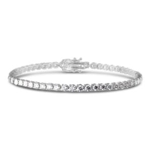 Diamond Classic Tennis Bracelet in 18K White Gold  4.43 Carat TW