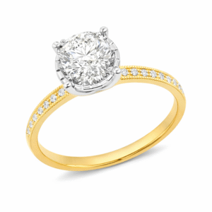 De Beers Forevermark Diamond Miracle Setting Ring in 18K Gold