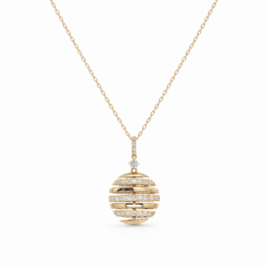 De Beers Forevermark Diamond Floating Pendant in 18K Yellow Gold