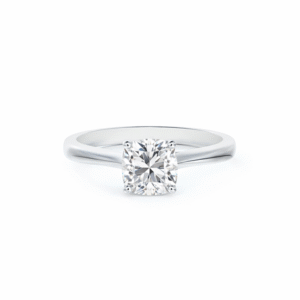 Black Label De Beers Forevermark Solitaire Diamond Engagement Ring in 14K White Gold 0.47 Carat