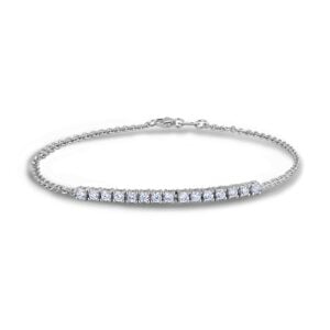 Canadian Diamond Bracelet in White Gold