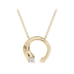 De Beers Forevermark Diamond Avaanti™ Mini Pendant in 18K Yellow Gold