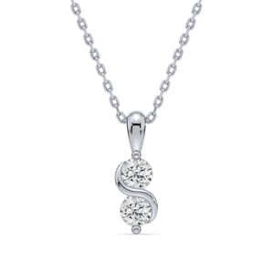 De Beers Forevermark 0.52 Carat TW Diamond Pendant In 18K White Gold