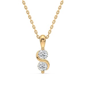 Canadian Diamond 0.53 Carat TW Diamond Pendant In Yellow Gold