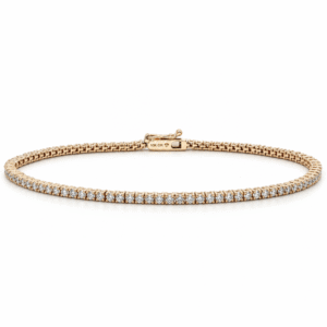 Canadian Diamond 1.25 Carat TW Tennis Bracelet in Yellow Gold