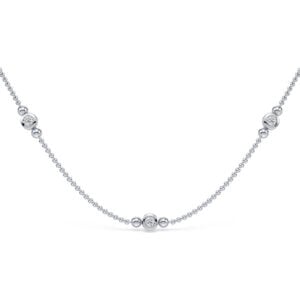 Canadian Diamond 0.31 Carat TW Necklace in White Gold