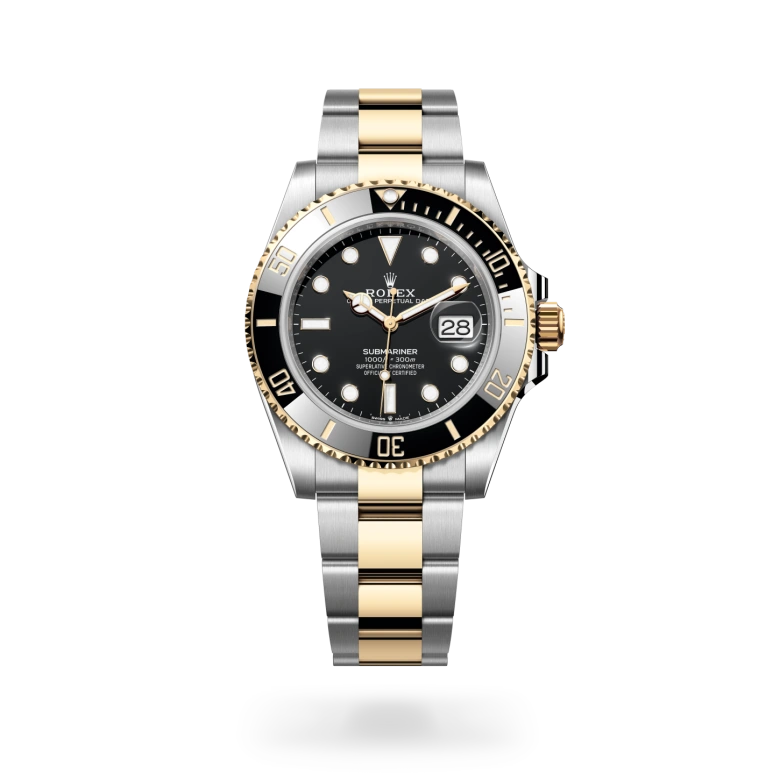 Rolex Submariner Date in Oyster, 41 mm, Oystersteel and yellow gold, M126613LN-0002 at Lugaro Jewellers