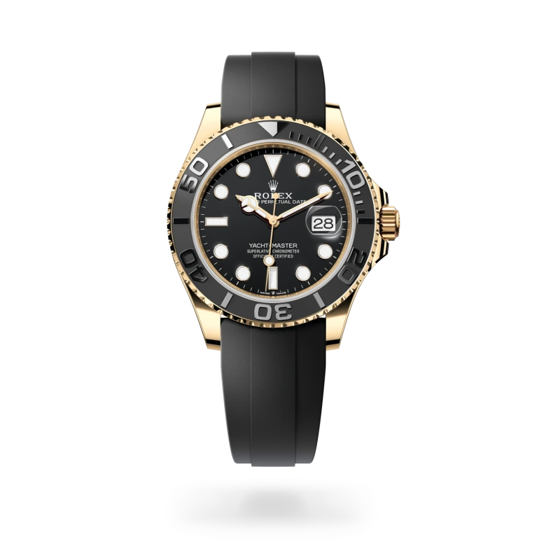 Rolex Yacht-Master 42 in Oyster, 42 mm, yellow gold, M226658-0001 at Lugaro Jewellers