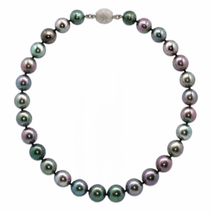 Baroque Pearl Strand Necklace with 14K White Gold Clasp