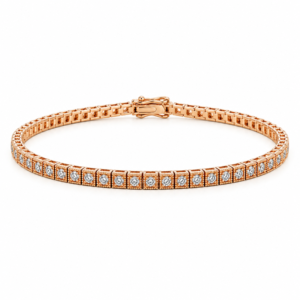 Canadian Diamond 0.75 Carat TW Tennis Bracelet in Yellow Gold