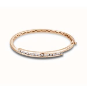 Canadian Diamonds 1.04 Carat TW Bangle In Yellow Gold