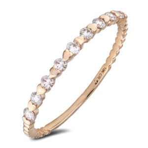 Diamond 0.14 Carat TW Ring in Yellow Gold