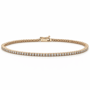 Canadian Diamond 1.16 Carat TW Tennis Bracelet in Yellow Gold