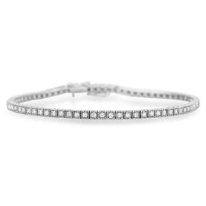 Canadian Diamond 0.68 Carat TW Tennis Bracelet in White Gold