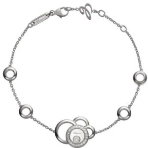 CHOPARD Happy Diamond Bracelet, Ethical White Gold, Diamond 859888-1002