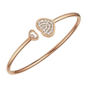 CHOPARD Happy Hearts Bangle, Ethical Rose Gold, Diamond 857482-5910