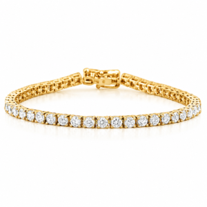 De Beers Forevermark Diamonds Tennis Bracelet in 18K Yellow Gold 5.33 Carat TW
