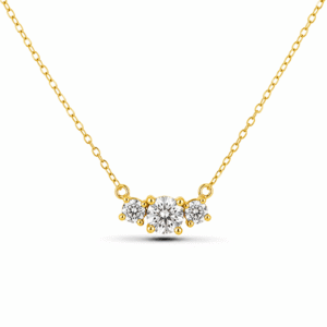 Canadian Diamond Necklace in Yellow Gold
