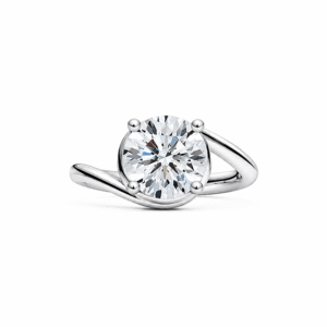 De Beers Forevermark Diamond Ring in 18K White Gold 3.01 Carat (Clarity Flawless, Color D)