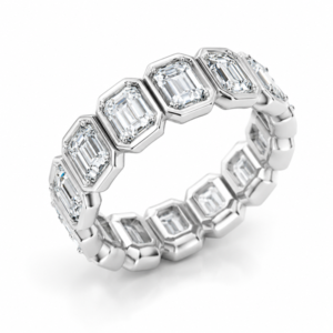 GIA 3.24 Carat TW Eternity Band in 18K White Gold