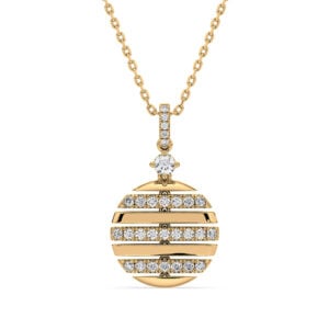 De Beers Forevermark Diamond Floating Pendant in 14K Yellow and White Gold