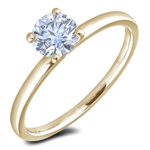 Canadian Diamond Solitaire Ring in 14K Yellow Gold | 0.40 Carat