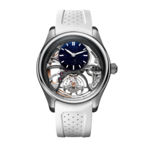 H. Moser Pioneer Cylindrical Tourbillon Skeleton Aventurine Saquon Barkley Edition 3811-1205