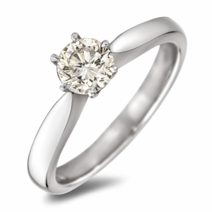 Canadian Diamond Solitaire Engagement Ring in 14K White Gold | 0.52Carat