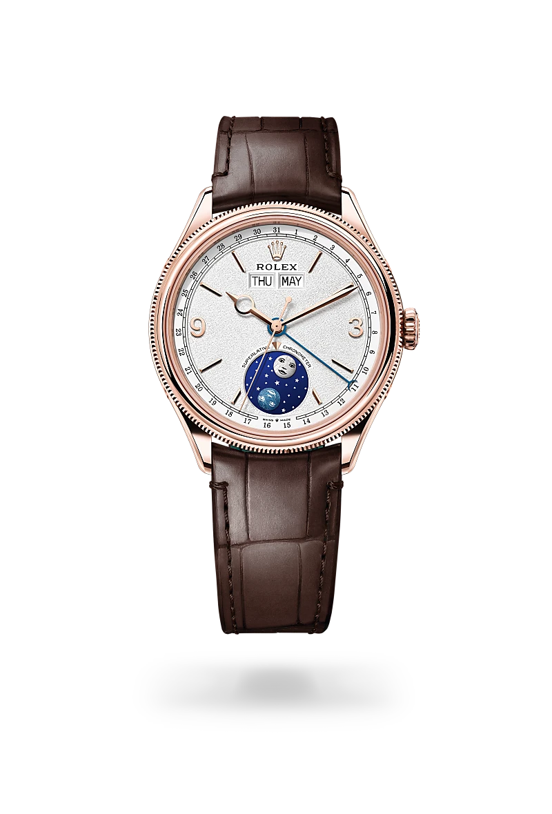 rolex Padellone in 18 ct Everose gold, M53505-0002 - Lugaro Jewellers