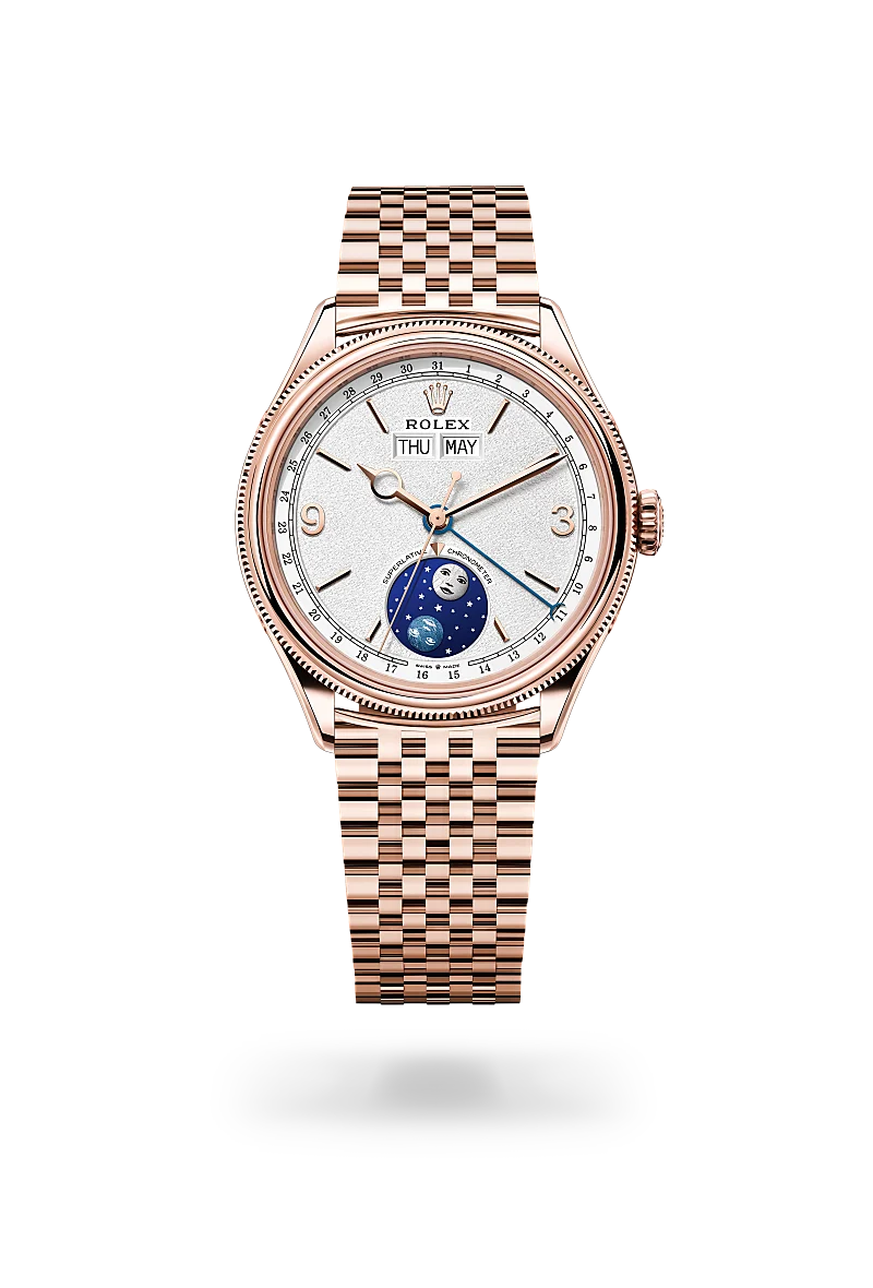rolex 1908 in 18 ct Everose gold, M53505-0003 - Lugaro Jewellers