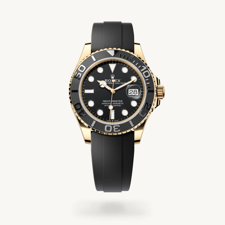 Rolex Yacht-Master 42 in Oyster, 42 mm, yellow gold, M226658-0001 at Lugaro Jewellers